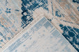 Vintage Vloerkleed – Baroque Medaillon Crème / Blauw