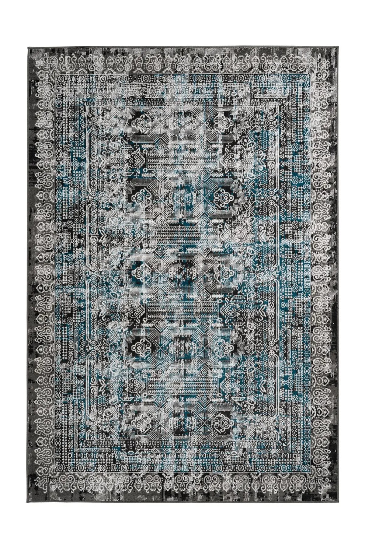 Vintage Vloerkleed - Ariya Verweerd Blauw