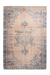 Laagpolig Vloerkleed – Vin Medaillon Blauw