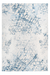 Design Vloerkleed – Galaxy Abstract Crème/Blauw