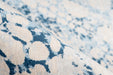 Design Vloerkleed – Galaxy Abstract Crème/Blauw