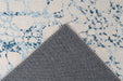 Design Vloerkleed – Galaxy Abstract Crème/Blauw