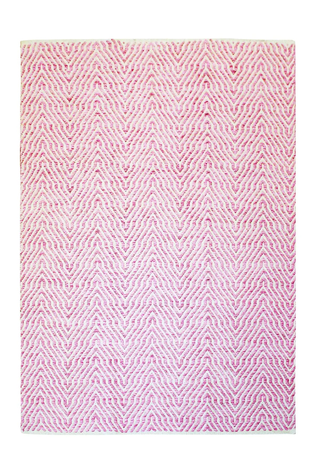 Laagpolig Vloerkleed - Aperitif Zigzag Roze