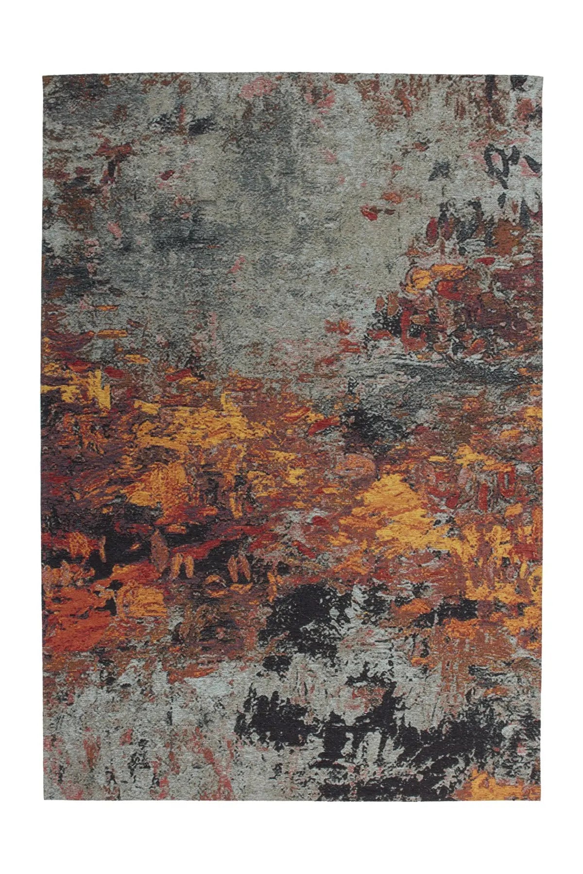 Laagpolig Vloerkleed - Blaze Abstract Multikleur
