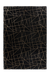 Hoogpolig Vloerkleed – Bijou Geometrisch Zwart/Goud
