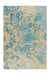 Wollen Vloerkleed - Satin Ornamenteel Crème/Turquoise