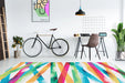 Modern Vloerkleed – Galaxy Strepen Multikleur