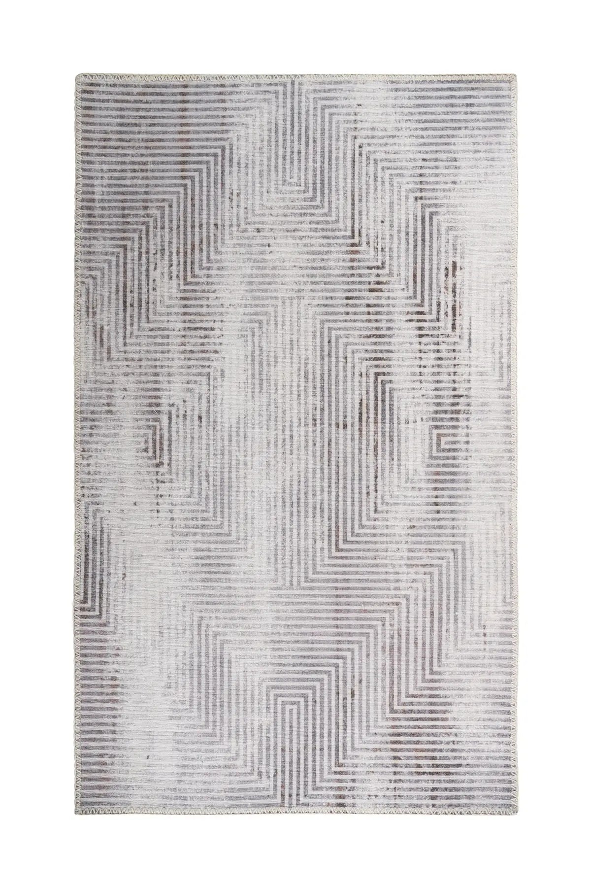 Design Vloerkleed - Maya Lijnen Grijs