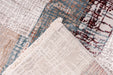 Vintage Vloerkleed – Akropolis Abstract Grijs / Zalmroze
