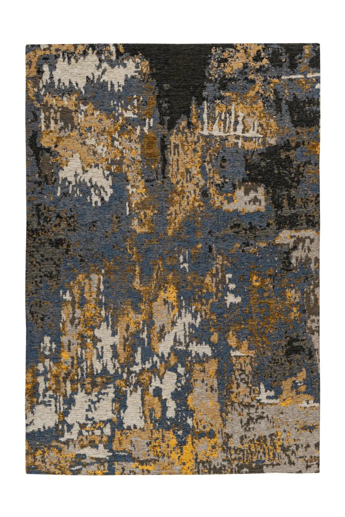 Laagpolig Vloerkleed - Primavera Abstract Multi/Blauw