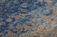 Laagpolig Vloerkleed – Blaze Abstract Multi/Blauw