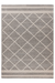 Modern Vloerkleed – Rhombus Ruiten Bruin/Beige