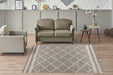 Modern Vloerkleed – Rhombus Ruiten Bruin/Beige