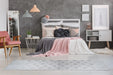 Laagpolig Vloerkleed – Monroe Geometrisch Grijs / Blauw