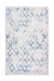 Design Vloerkleed – Peron Ruiten Wit/Blauw