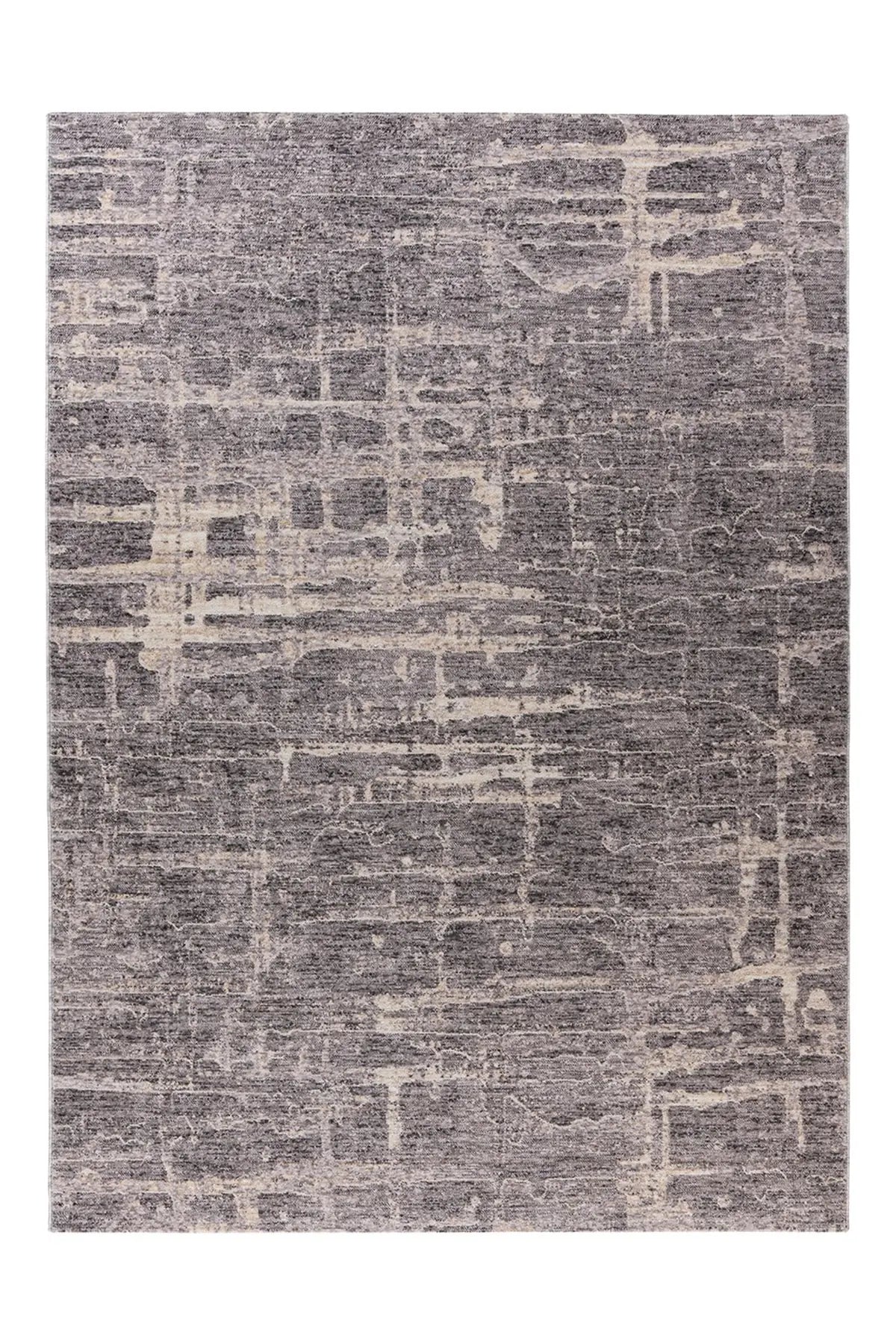 Laagpolig Vloerkleed - Jaka Abstract Grijs