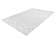Hoogpolig Vloerkleed – Vivica Geometrisch Wit/Antraciet