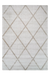 Laagpolig Vloerkleed – Luxury Ruiten Crème/Taupe