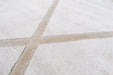 Laagpolig Vloerkleed – Luxury Ruiten Crème/Taupe