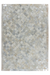 Leren Vloerkleed – Lavish Ruiten Grijs/Zilver
