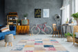 Laagpolig Vloerkleed – Antigua Patchwork Multikleur