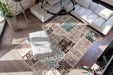 Vintage Vloerkleed – Ariya Patchwork Taupe