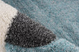 Kindervloerkleed – Australia Panda Blauw