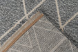 Modern Vloerkleed – Rhombus Ruiten Grijs/Beige