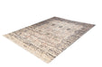 Vintage Vloerkleed – Galaxy Ruiten Beige/Blauw