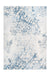 Design Vloerkleed – Galaxy Abstract Crème/Blauw