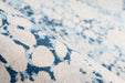 Design Vloerkleed – Galaxy Abstract Crème/Blauw