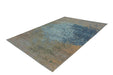 Laagpolig Vloerkleed – Blaze Abstract Multi/Blauw