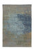 Laagpolig Vloerkleed – Blaze Abstract Multi/Blauw