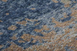 Laagpolig Vloerkleed – Blaze Abstract Multi/Blauw