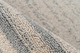 Modern Vloerkleed – Gene Lijnen Crème/Blauw