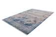 Laagpolig Vloerkleed – Antigua Verweerd Crème/Blauw