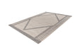 Modern Vloerkleed – Gene Geometrisch Beige/Blauw
