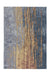 Laagpolig Vloerkleed – Blaze Abstract Beige/Blauw