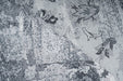 Vintage Vloerkleed – Galaxy Ornamenteel Grijs/Blauw