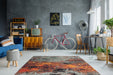 Laagpolig Vloerkleed – Blaze Abstract Multikleur