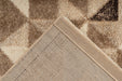 Modern Vloerkleed – Naila Geometrisch Crème/Bruin