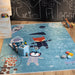 Kindervloerkleed – Joanna Ruimte Blauw
