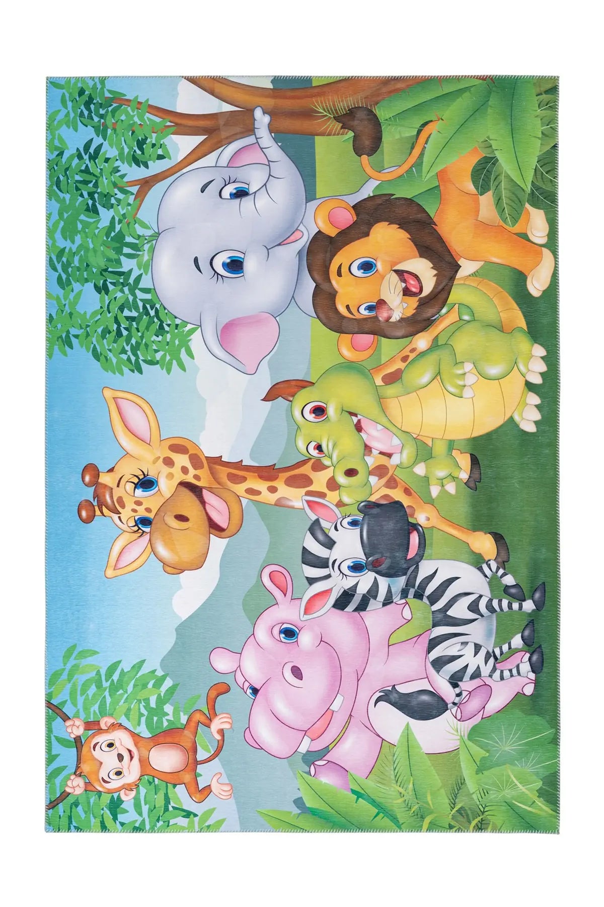 Kindervloerkleed – Sympathy Jungle Multikleur