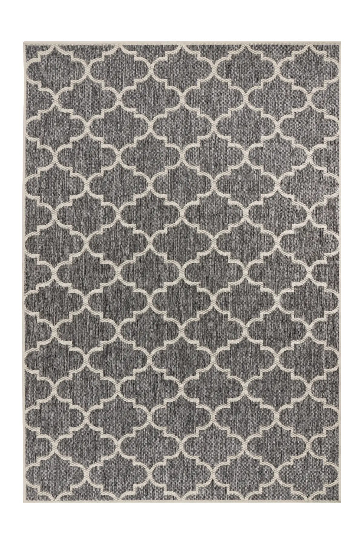 Sisal Vloerkleed - Casa Geometrisch Zilver