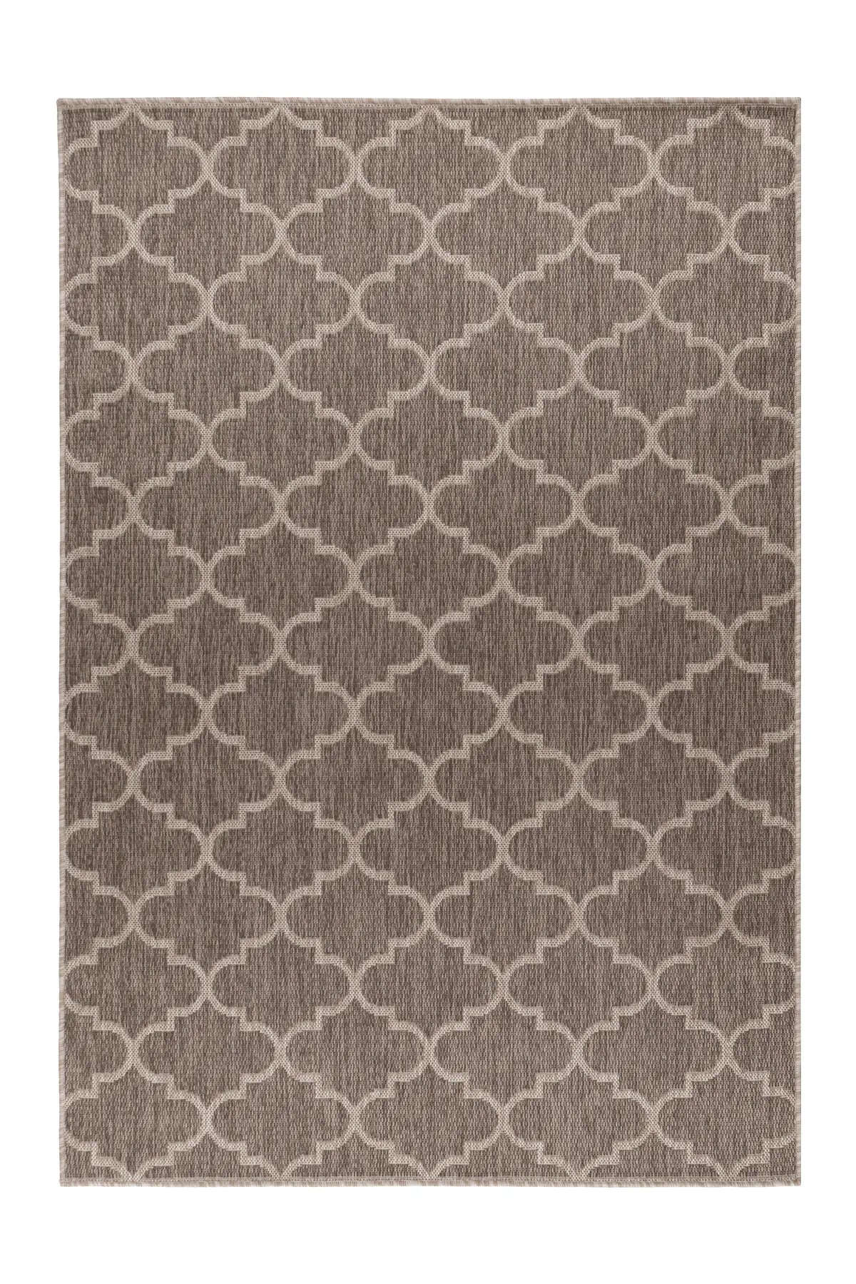 Sisal Vloerkleed - Casa Geometrisch Taupe