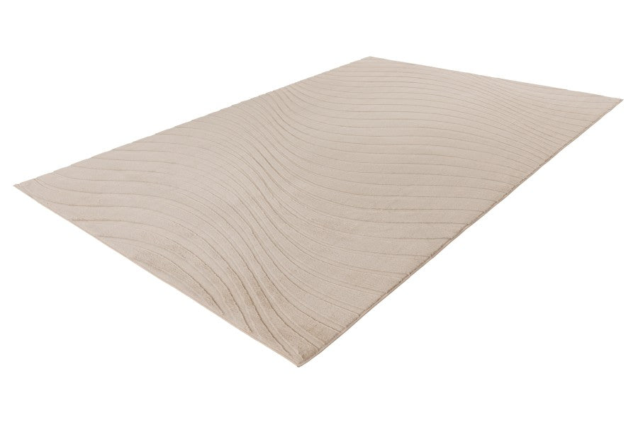 Japandi Vloerkleed - Comfort Golven Beige