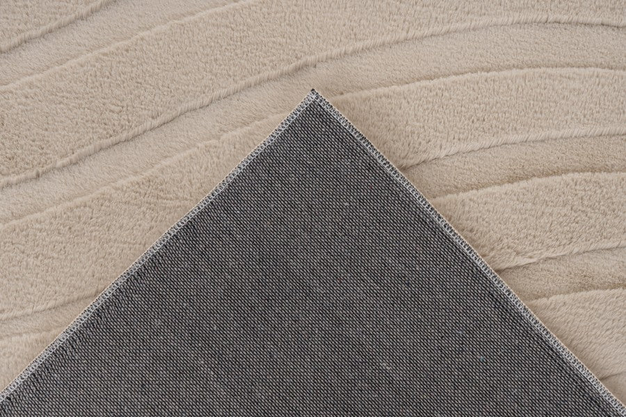 Japandi Vloerkleed - Comfort Golven Beige