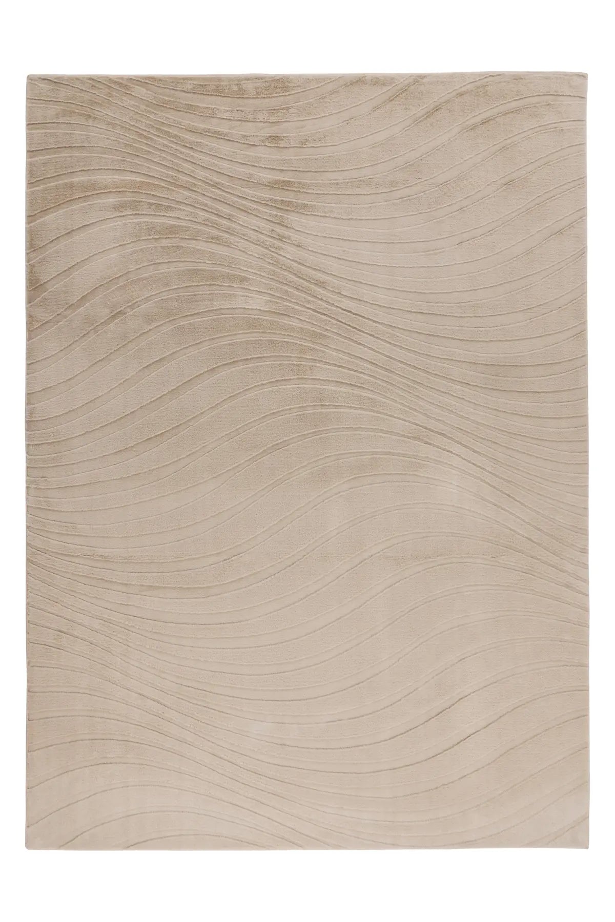 Japandi Vloerkleed - Comfort Golven Beige