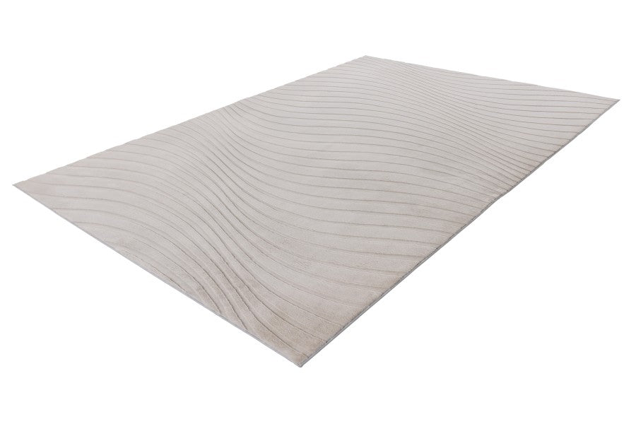 Japandi Vloerkleed - Comfort Golven Licht Taupe