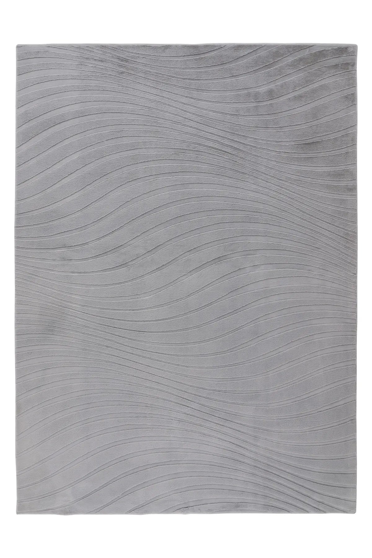 Japandi Vloerkleed - Comfort Golven Zilver